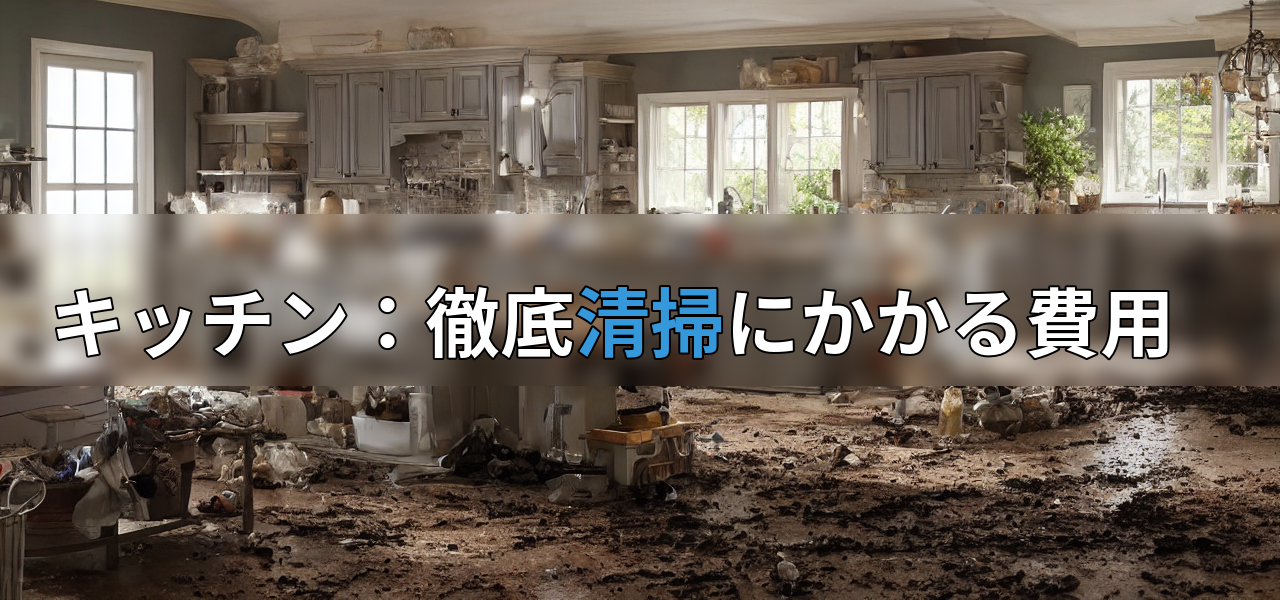 キッチン:徹底清掃にかかる費用の画像