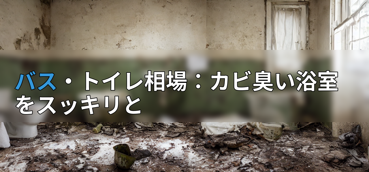 バス・トイレ相場:カビ臭い浴室をスッキリとの画像