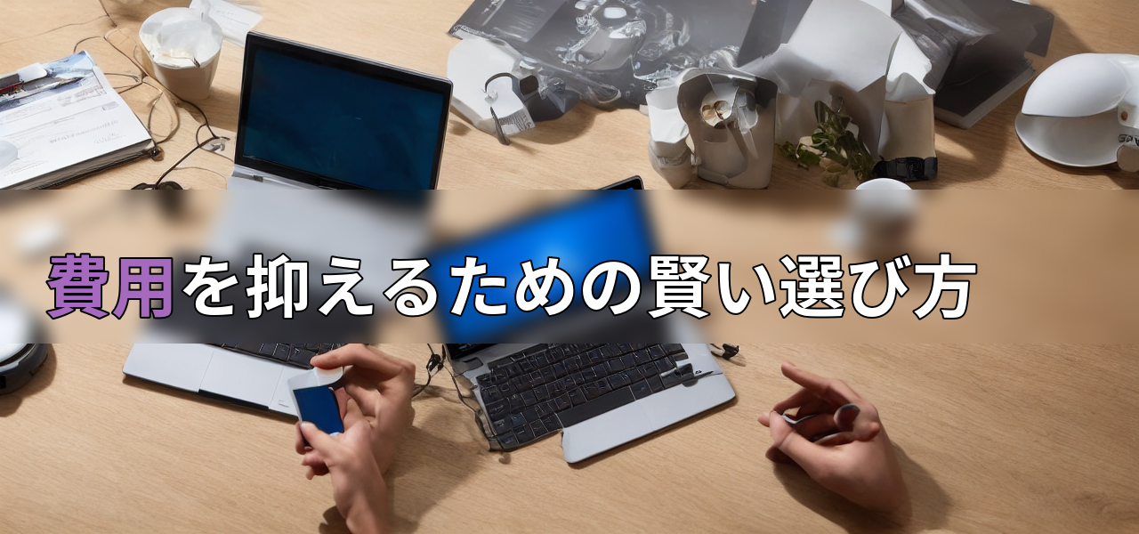 費用を抑えるための賢い選び方の画像