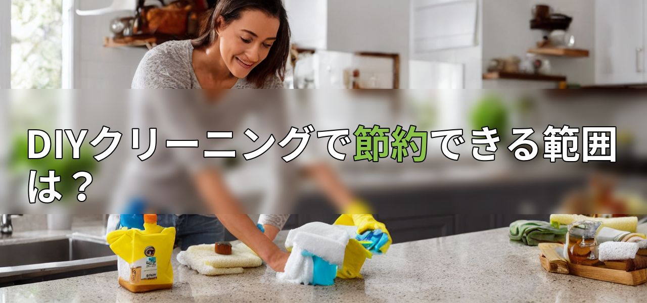 DIYクリーニングで節約できる範囲は?の画像