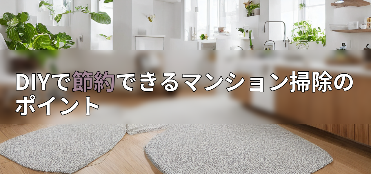 DIYで節約できるマンション掃除のポイントの画像