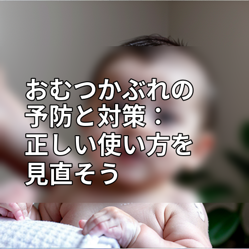 おむつかぶれの予防と対策:正しい使い方を見直そうの画像