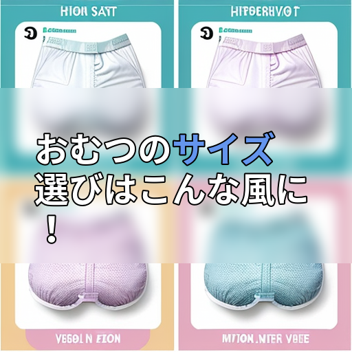 おむつのサイズ選びはこんな風に!の画像