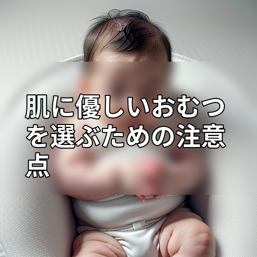 肌に優しいおむつを選ぶための注意点の画像