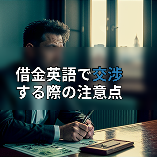 借金英語で交渉する際の注意点の画像