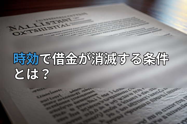 時効で借金が消滅する条件とは?の画像