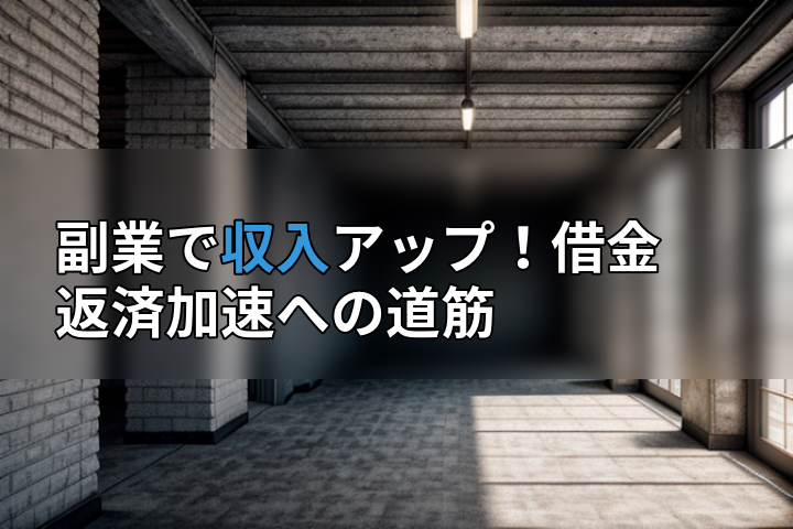 副業で収入アップ!借金返済加速への道筋の画像