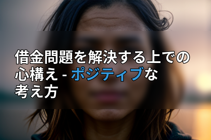 借金問題を解決する上での心構え - ポジティブな考え方の画像