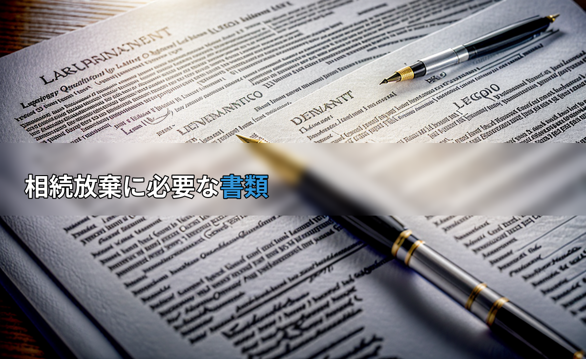 相続放棄に必要な書類の画像