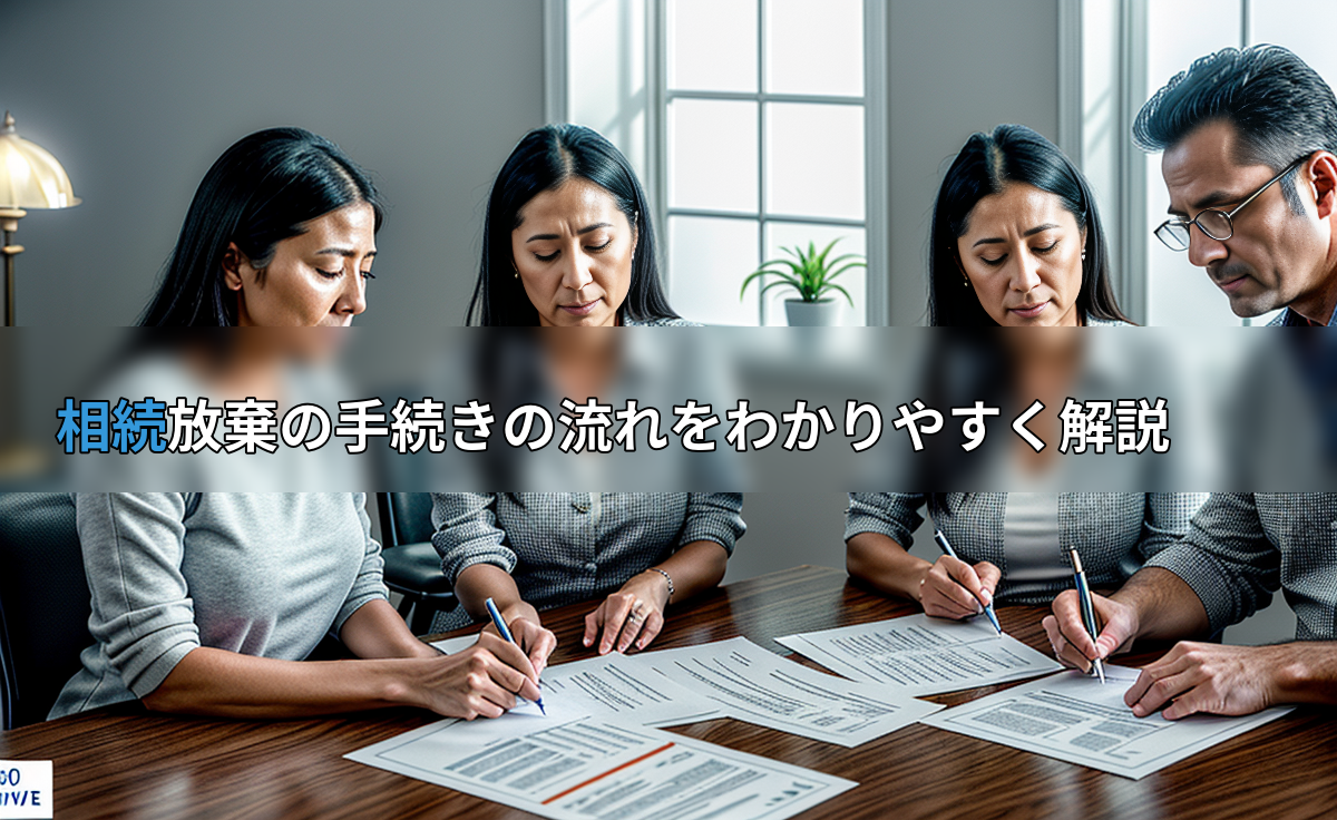 相続放棄の手続きの流れをわかりやすく解説の画像