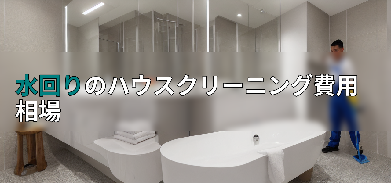 水回りのハウスクリーニング費用相場の画像