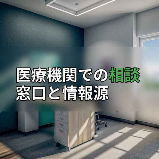 医療機関での相談窓口と情報源の画像