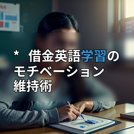 * 借金英語学習のモチベーション維持術の画像
