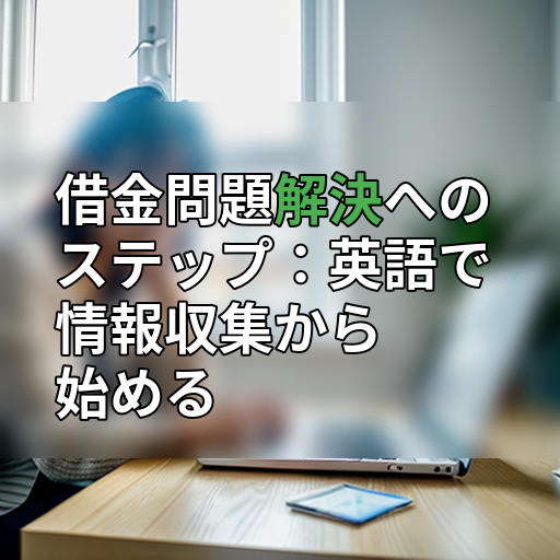 借金問題解決へのステップ:英語で情報収集から始めるの画像