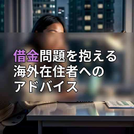 借金問題を抱える海外在住者へのアドバイスの画像