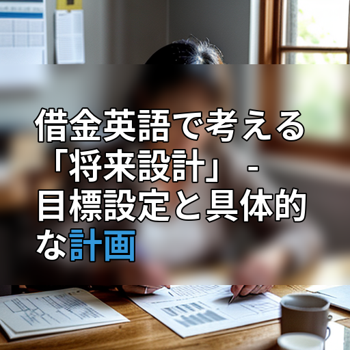 借金英語で考える「将来設計」 - 目標設定と具体的な計画の画像