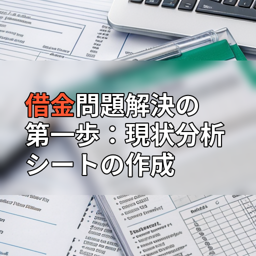 借金問題解決の第一歩：現状分析シートの作成の画像