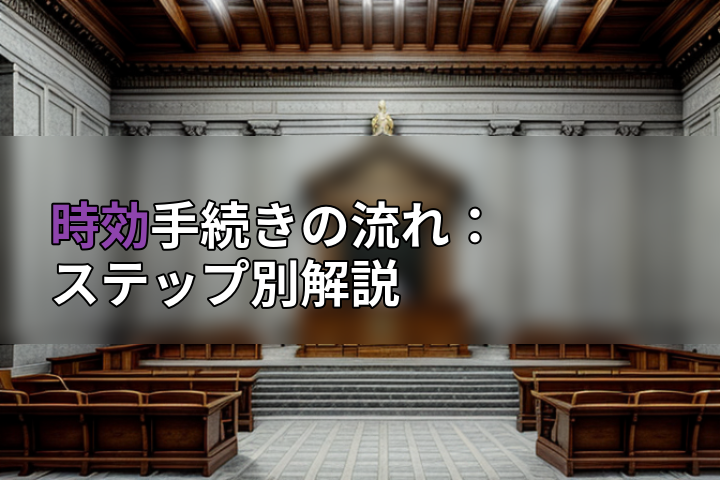 時効手続きの流れ:ステップ別解説の画像