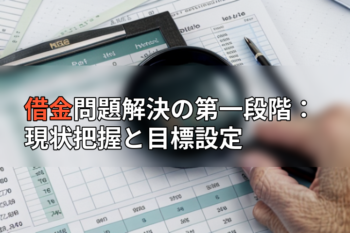 借金問題解決の第一段階:現状把握と目標設定の画像