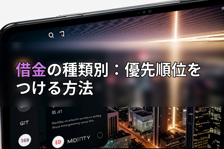 借金の種類別：優先順位をつける方法の画像