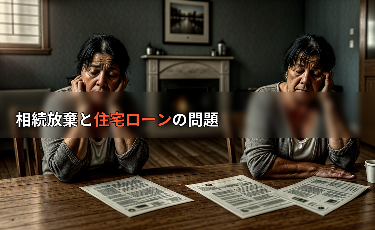 相続放棄と住宅ローンの問題の画像
