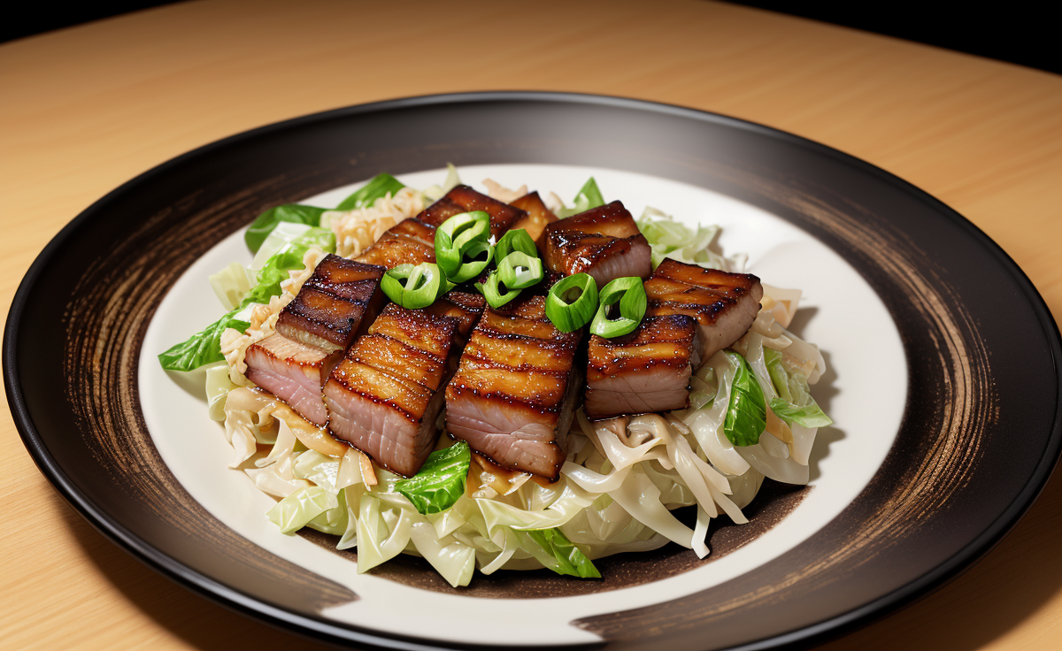 豚バラ肉と白菜の炒め物：朝食にぴったり！簡単レシピ